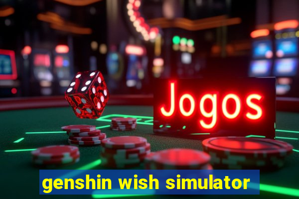 genshin wish simulator